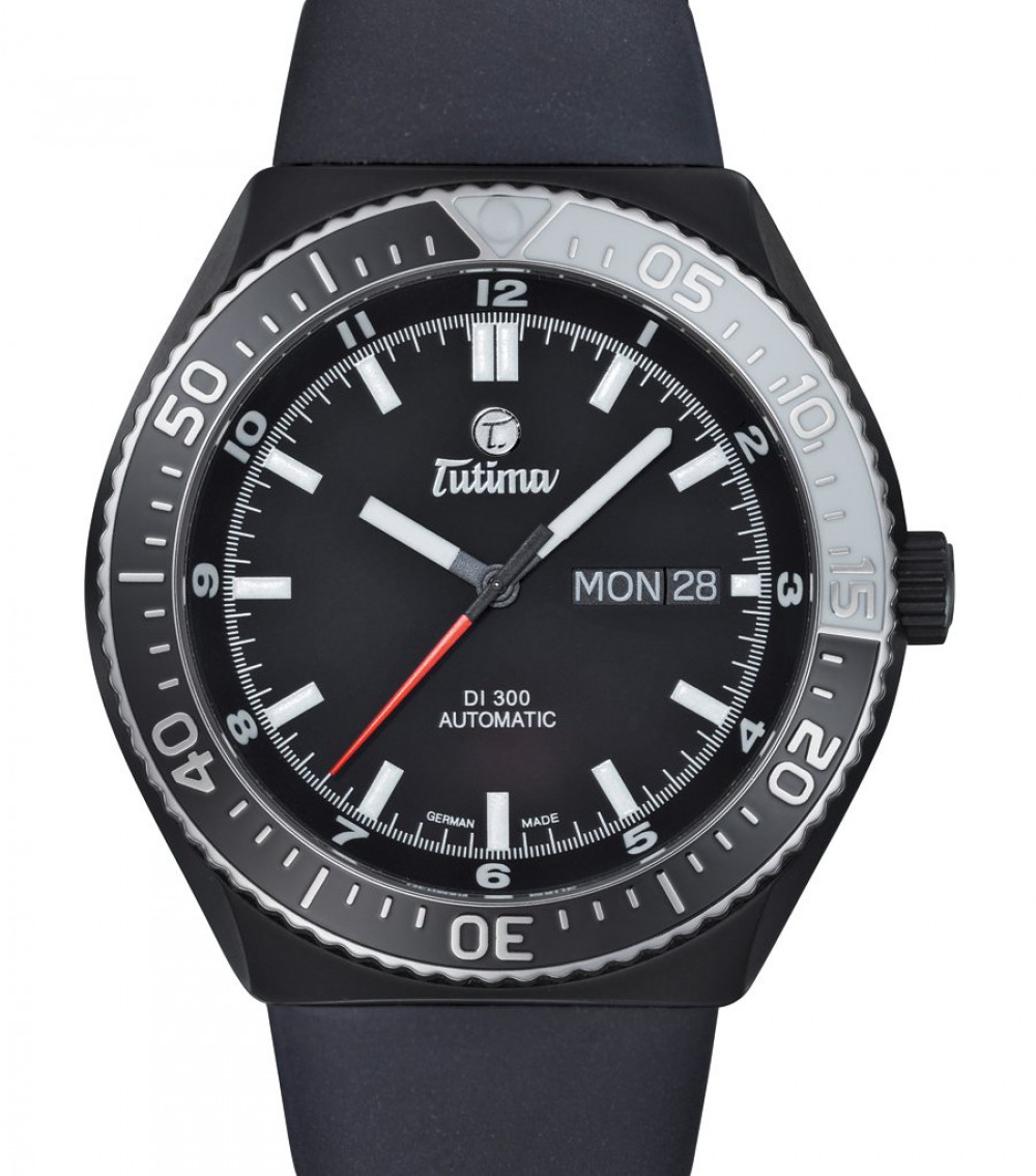 Tutima model DI 300 Black z kolekcji Military-Line , nr ref. 629-51 , koperta tytan