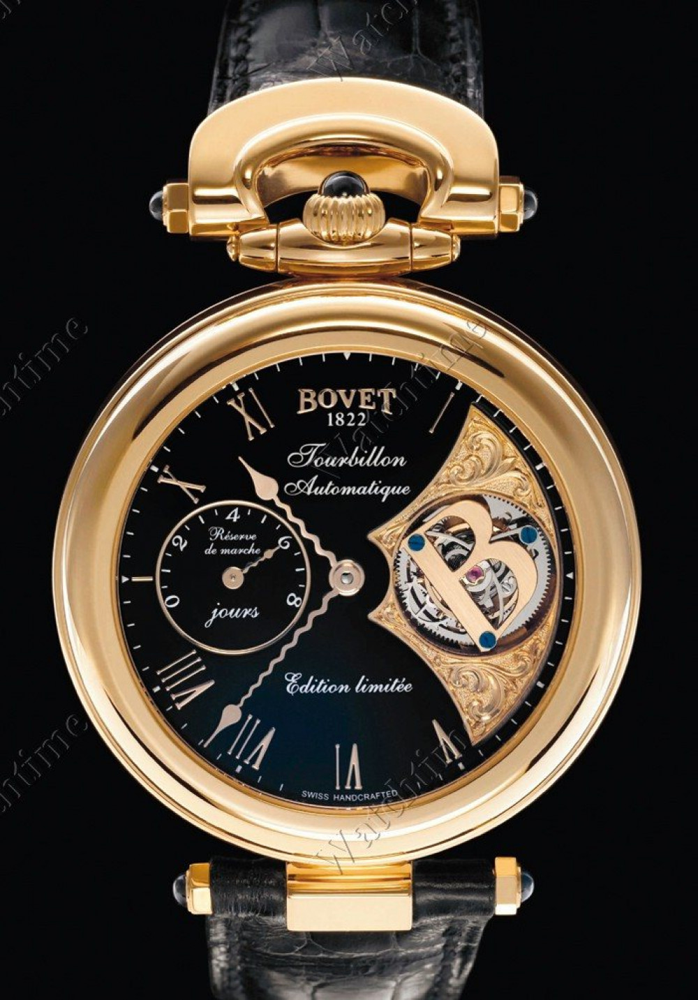 Zegarek firmy Bovet 1822, model 8-Day Tourbillon-Gangreserve