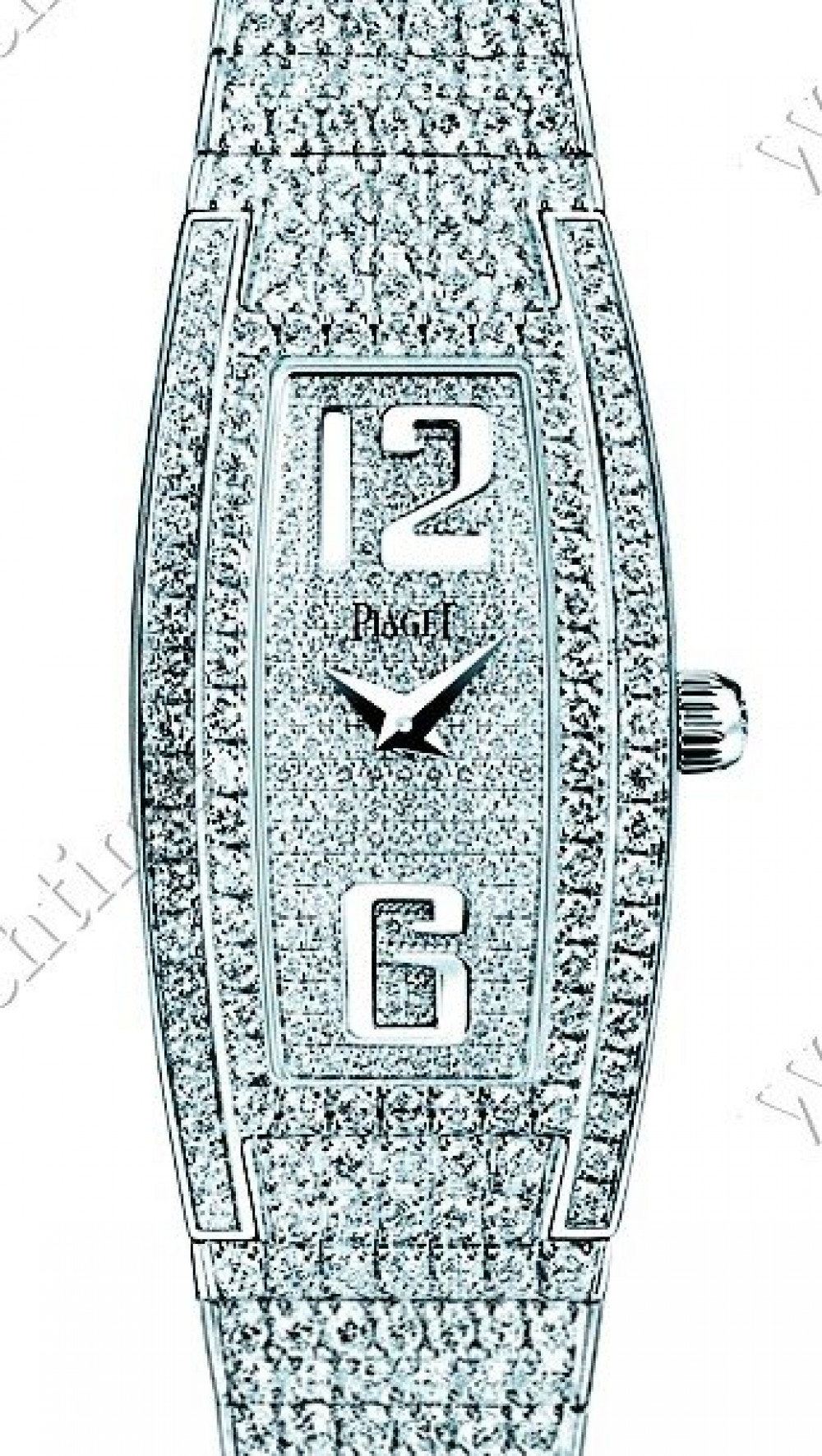 Zegarek firmy Piaget, model Tonneau klein