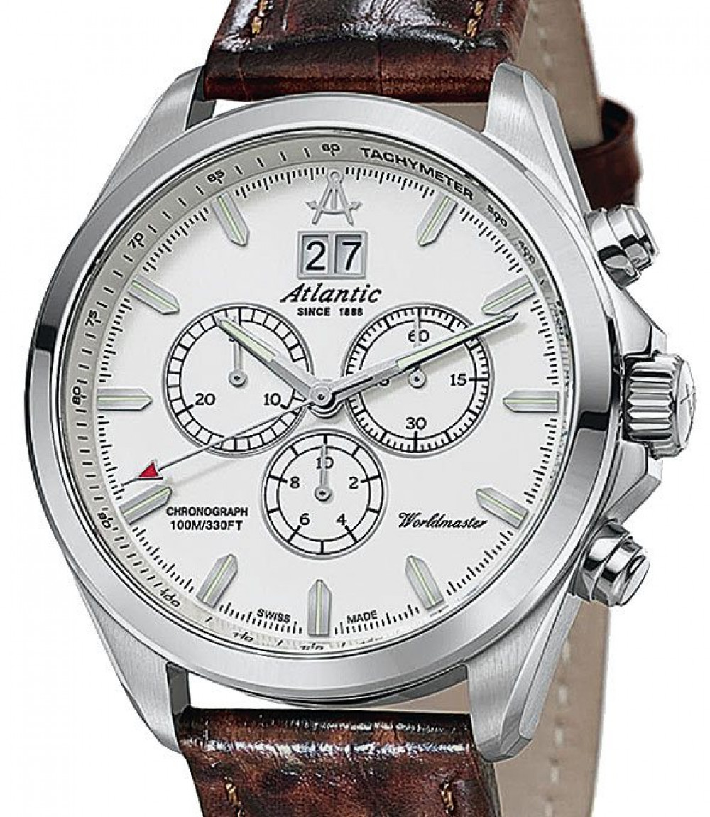 Atlantic model Worldmaster Chrono Big Date z kolekcji Worldmaster , nr ref. 55460.41.21 , koperta stal nierdzewna