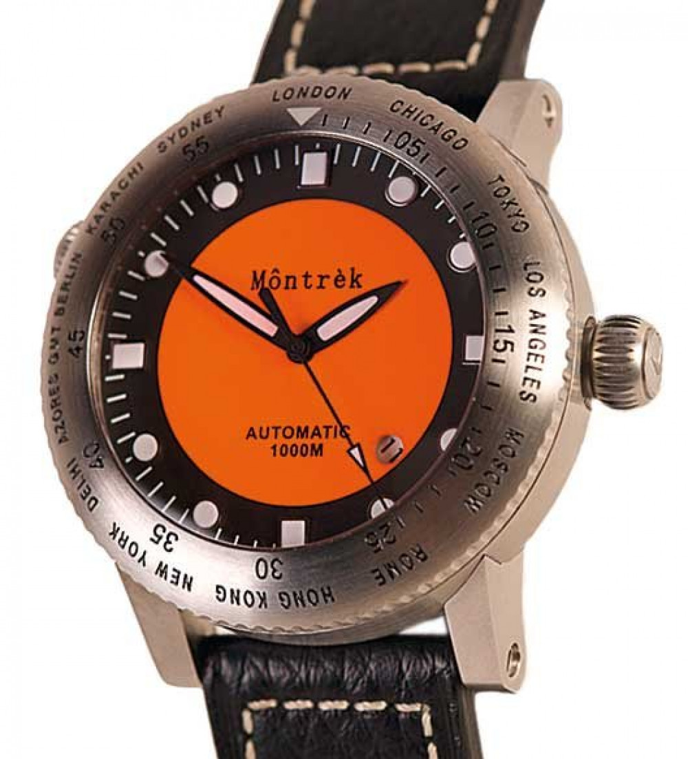 Zegarek firmy Môntrèk, model World Time