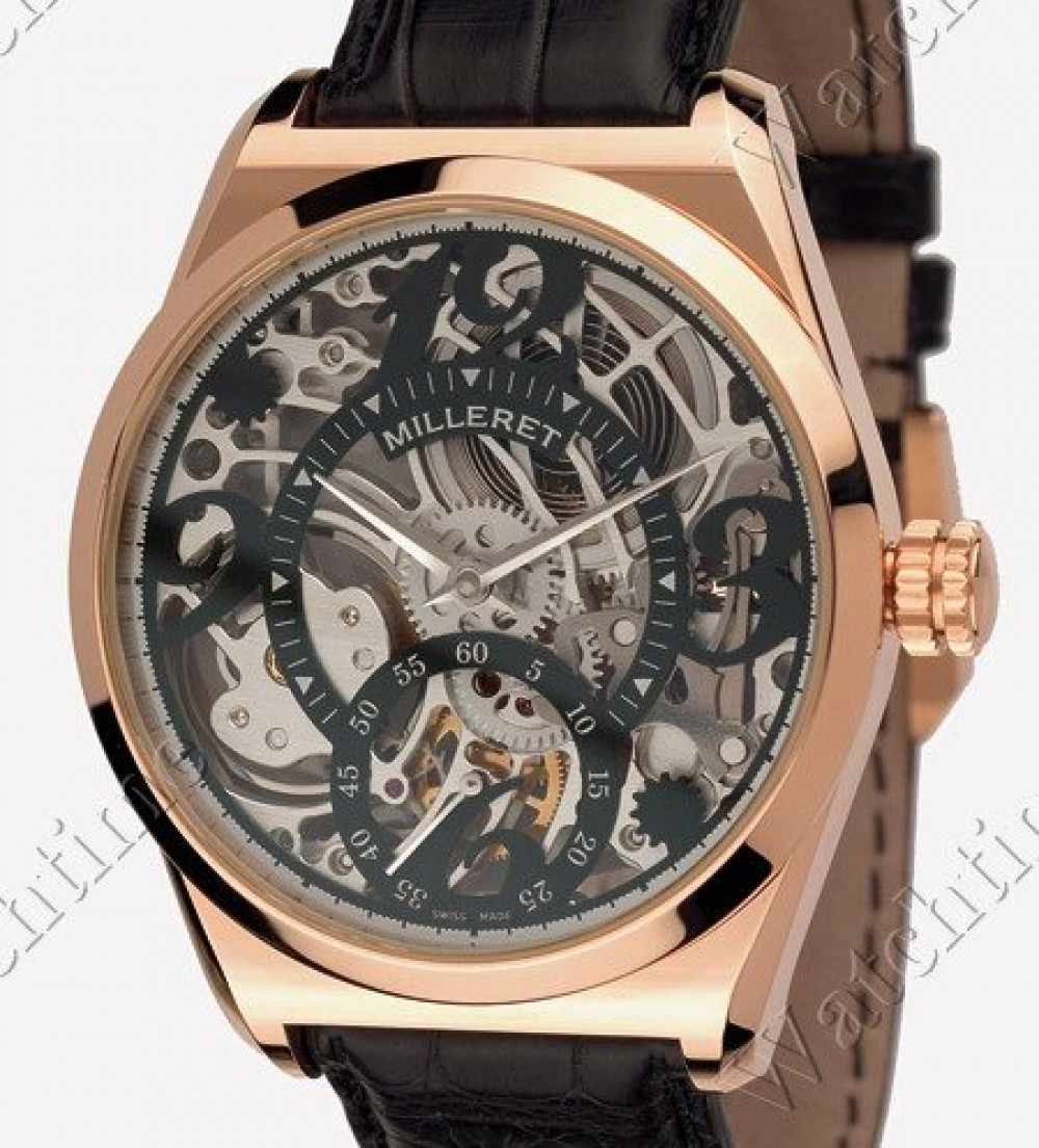 Zegarek firmy Milleret, model Skeleton