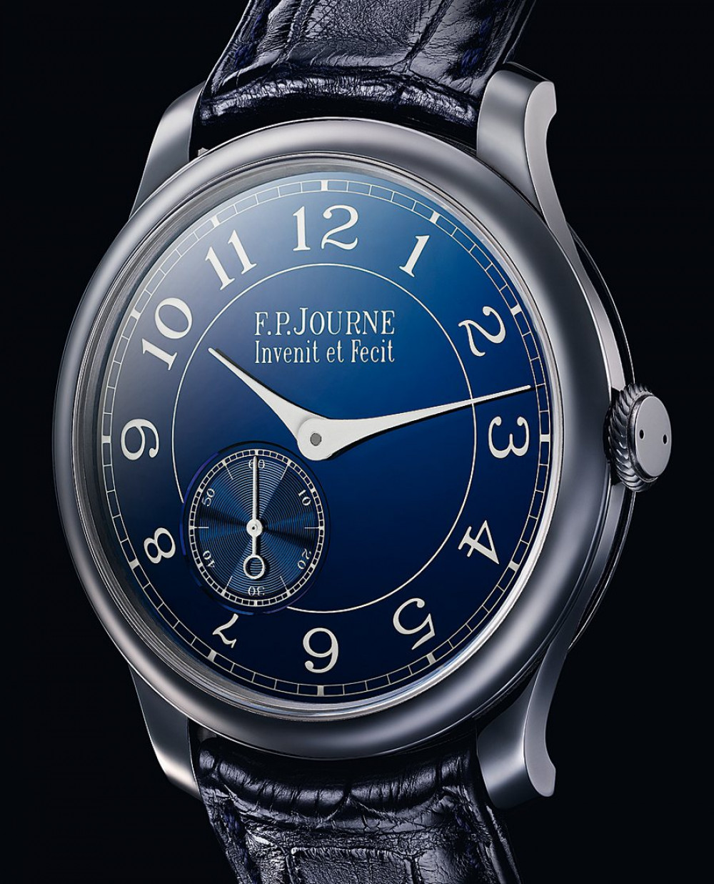 Zegarek firmy F. P. Journe, model Chronomètre Bleu