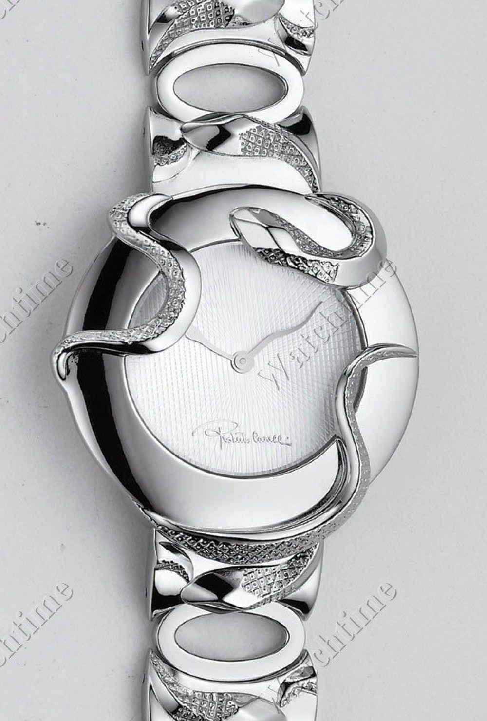 Roberto Cavalli Timewear model Snake z kolekcji Slangen , nr ref. 77253165515 , koperta stal nierdzewna