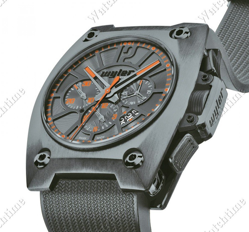 Zegarek firmy Wyler, model Code R Ceramic chronograph