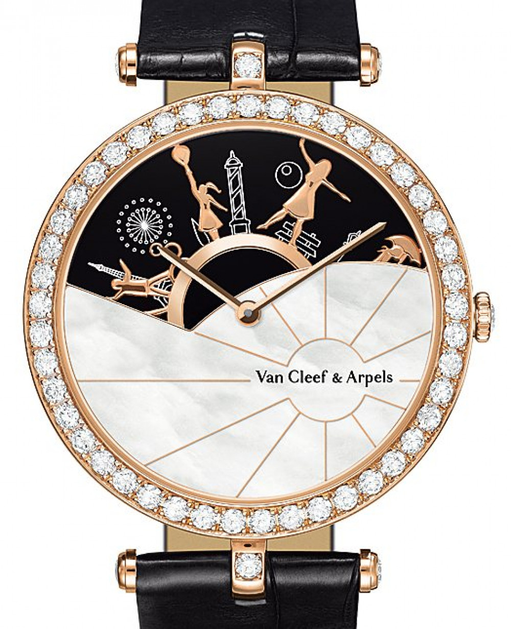 Zegarek firmy Van Cleef & Arpels, model Une Journèe à Paris