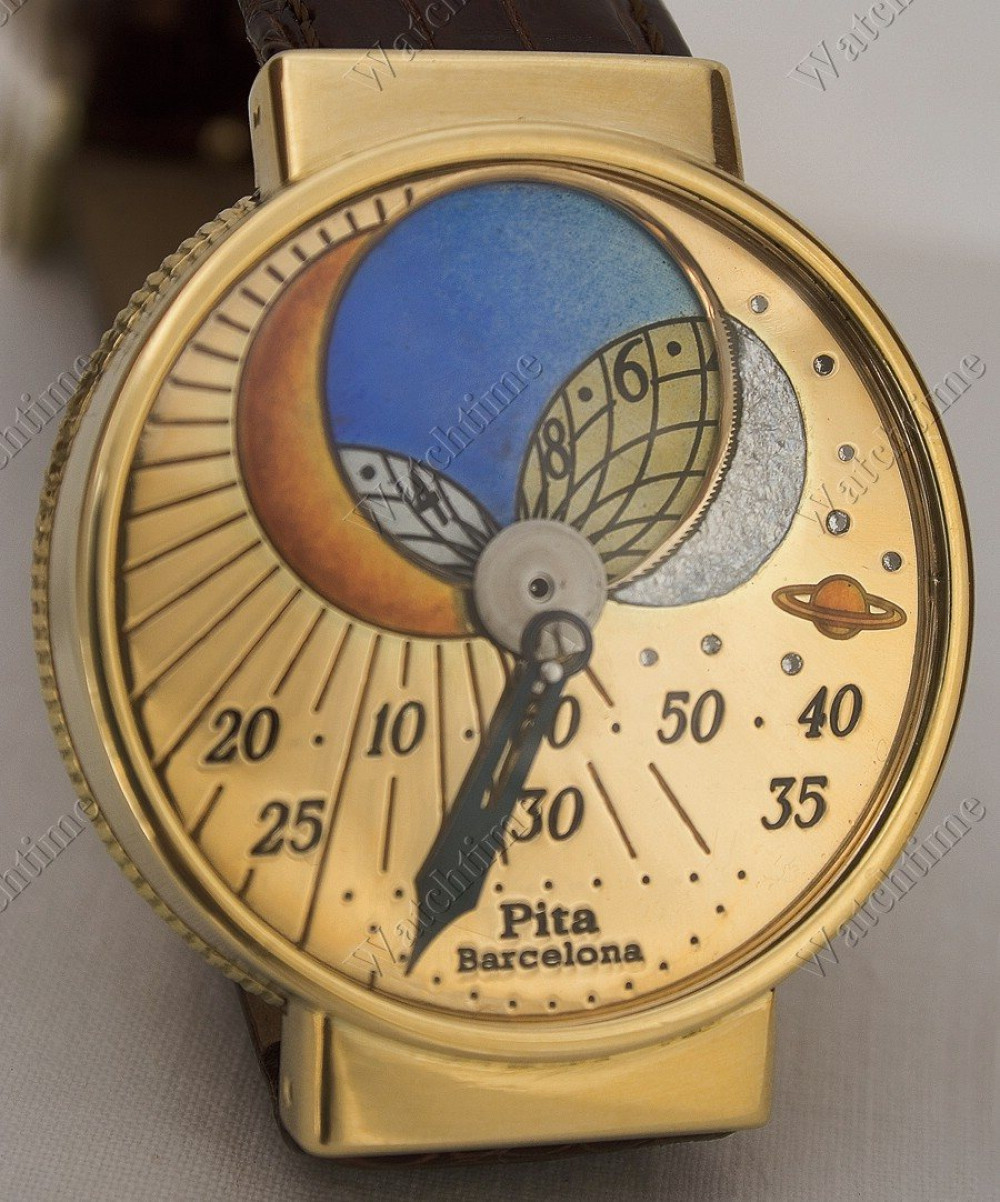 Zegarek firmy Pita, model The 24 hour sun&moon watch