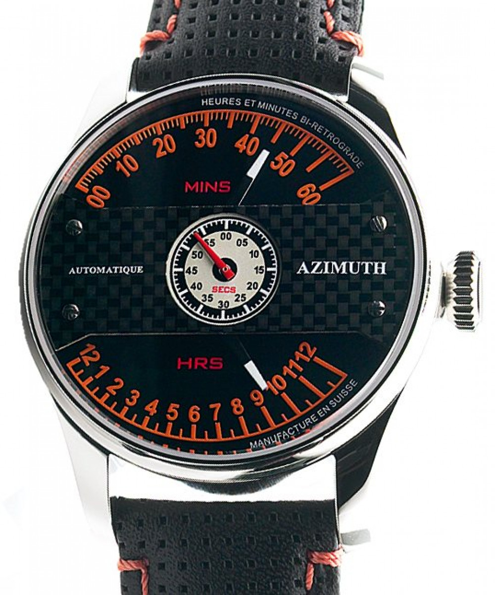 Zegarek firmy Azimuth, model Heures et Minutes Bi-Retrograde
