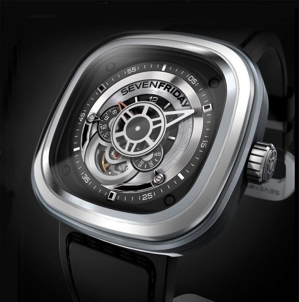 Zegarek firmy SEVENFRIDAY, model P1 Industrial Essence