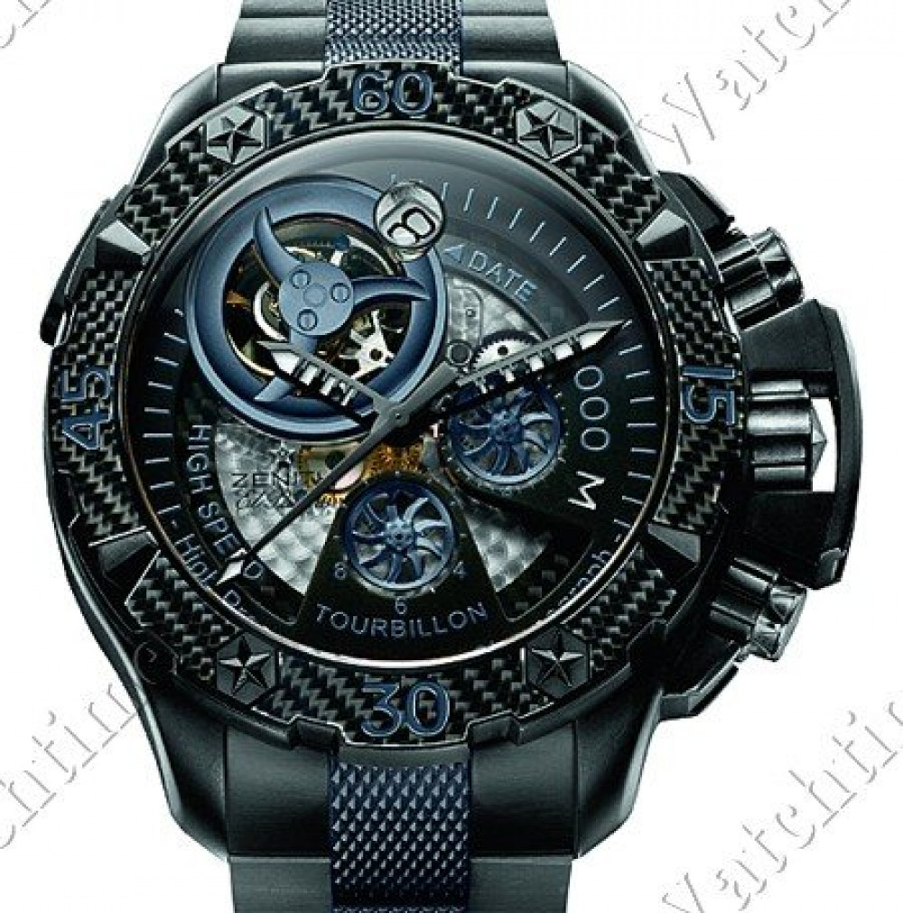 Zenith model Defy Xtreme Tourbillon Sea z kolekcji Defy Xtreme , nr ref. 96.0529.4039/51.M533 , koperta tytan