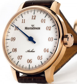 Zegarek firmy MeisterSinger, model Archao Rotgold