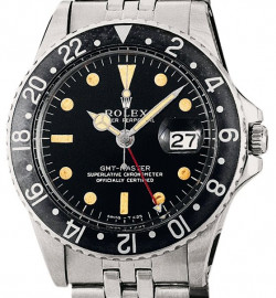 Zegarek firmy Rolex, model GMT Master