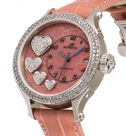 Zegarek firmy Zannetti, model Regent Lady Valentine Heart Pink
