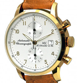 Zegarek firmy MSC M. Schneider & Co., model Luxor Chrono Gold
