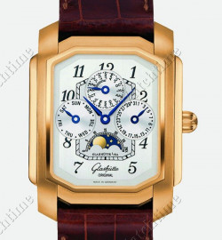 Zegarek firmy Glashütte Original, model Karree Handaufzug Ewiger Kalender