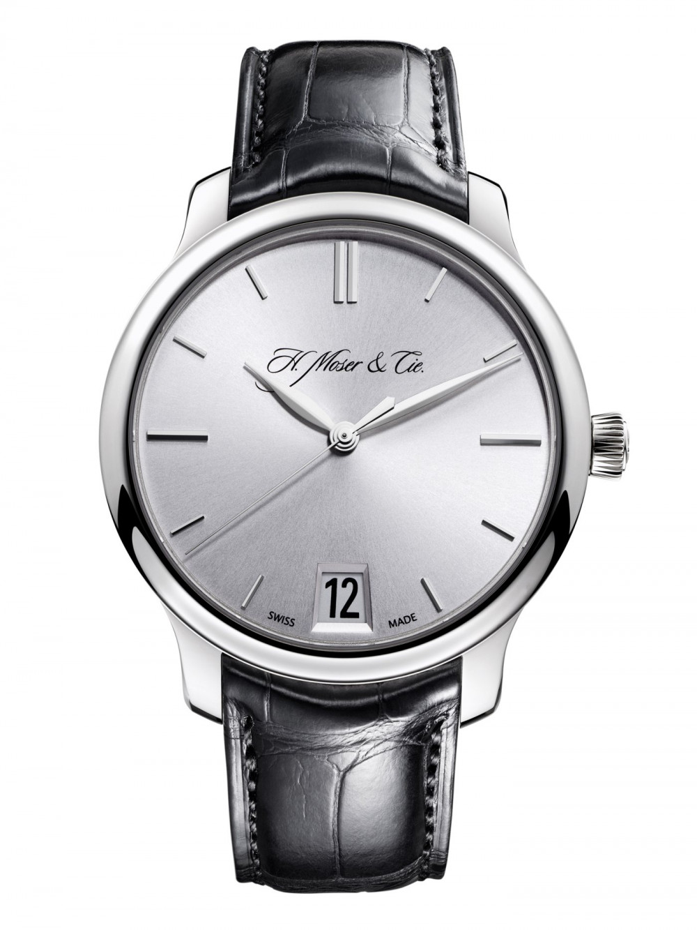 Zegarek firmy H. Moser & Cie, model Endeavour Big Date Weissgold Rhodié