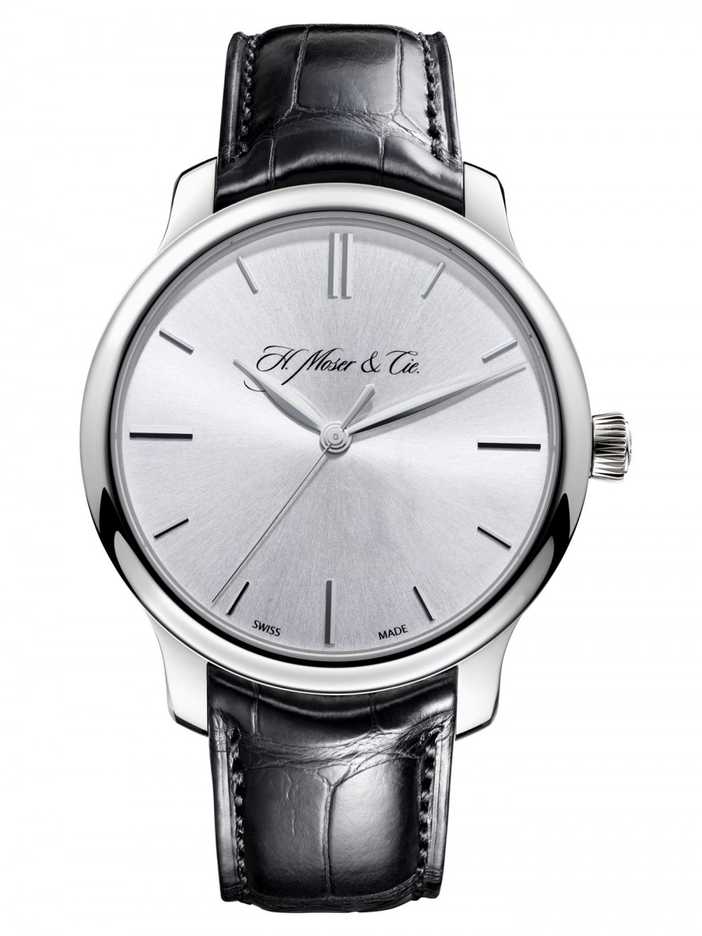 Zegarek firmy H. Moser & Cie, model Endeavour Centre Seconds Weissgold Argenté