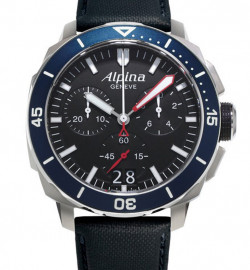 Zegarek firmy Alpina Genève, model Seastrong Diver 300 Quartz Big Date Chronograph