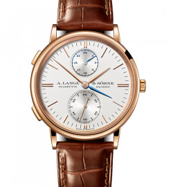 Zegarek firmy A. Lange & Söhne, model Saxonia Dual Time