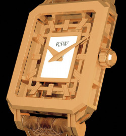 Zegarek firmy RSW - Rama Swiss Watch, model Golden Ice