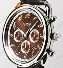 Zegarek firmy Hermès, model Arceau Chronograph