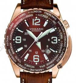Zegarek firmy Vogard, model Business Officer 18 ct Gold Edition
