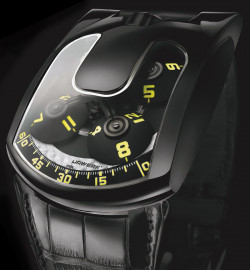 Zegarek firmy Urwerk, model Blackbird