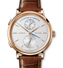 Zegarek firmy A. Lange & Söhne, model Saxonia Dual Time