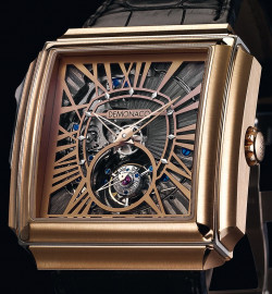 Zegarek firmy Ateliers deMonaco, model Grand Tourbillon Repetition Minute Royale - Carré d'Or Squelette