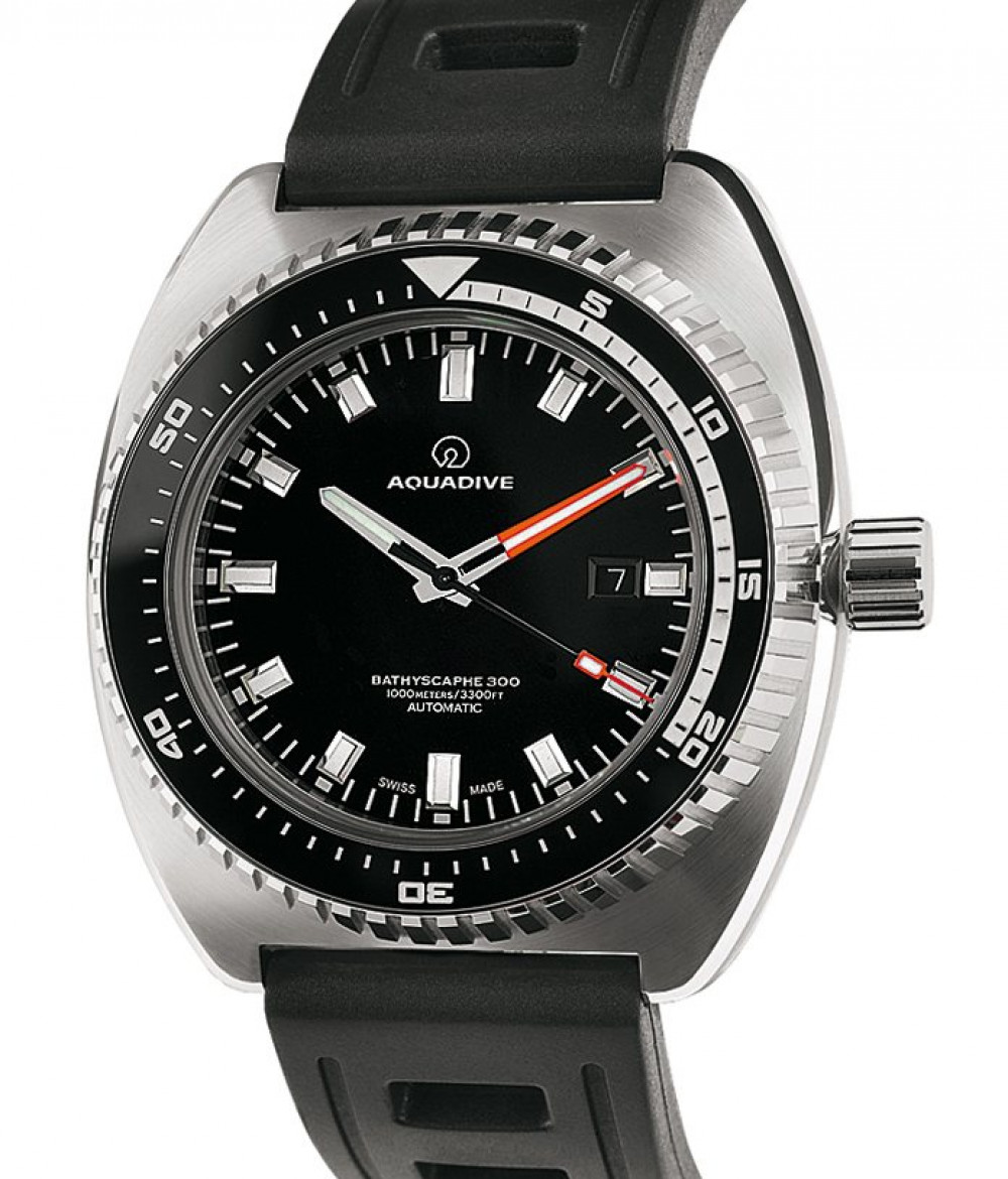 Zegarek firmy Aquadive, model Bathyscaphe 300