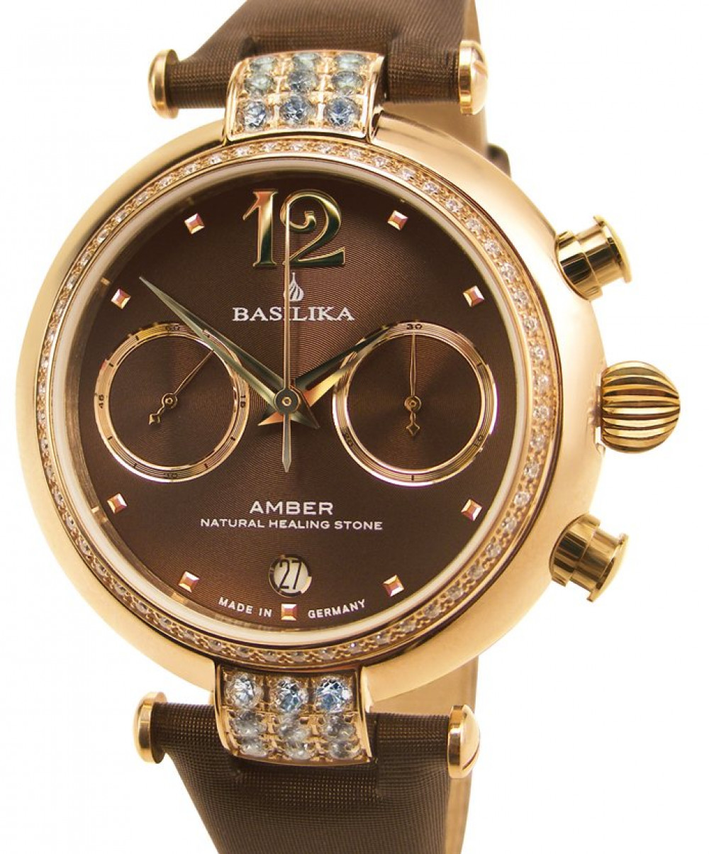 Zegarek firmy Basilika, model Amber Chronograph