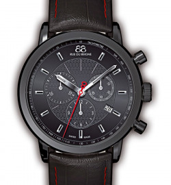Zegarek firmy 88 Rue du Rhone, model Double 8 Origin Black Chrono