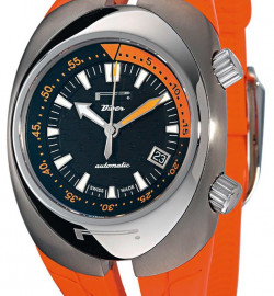 Zegarek firmy Pirelli Pzero Tempo, model Diver Orange
