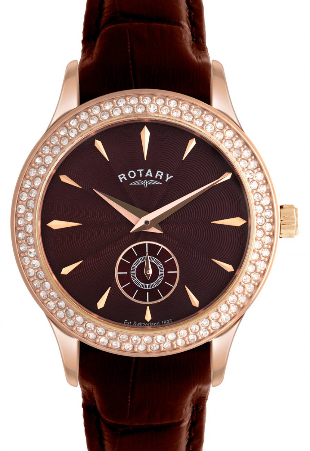 Zegarek firmy Rotary, model Rotary Damen Rosegold Gehäuse Armbanduhr