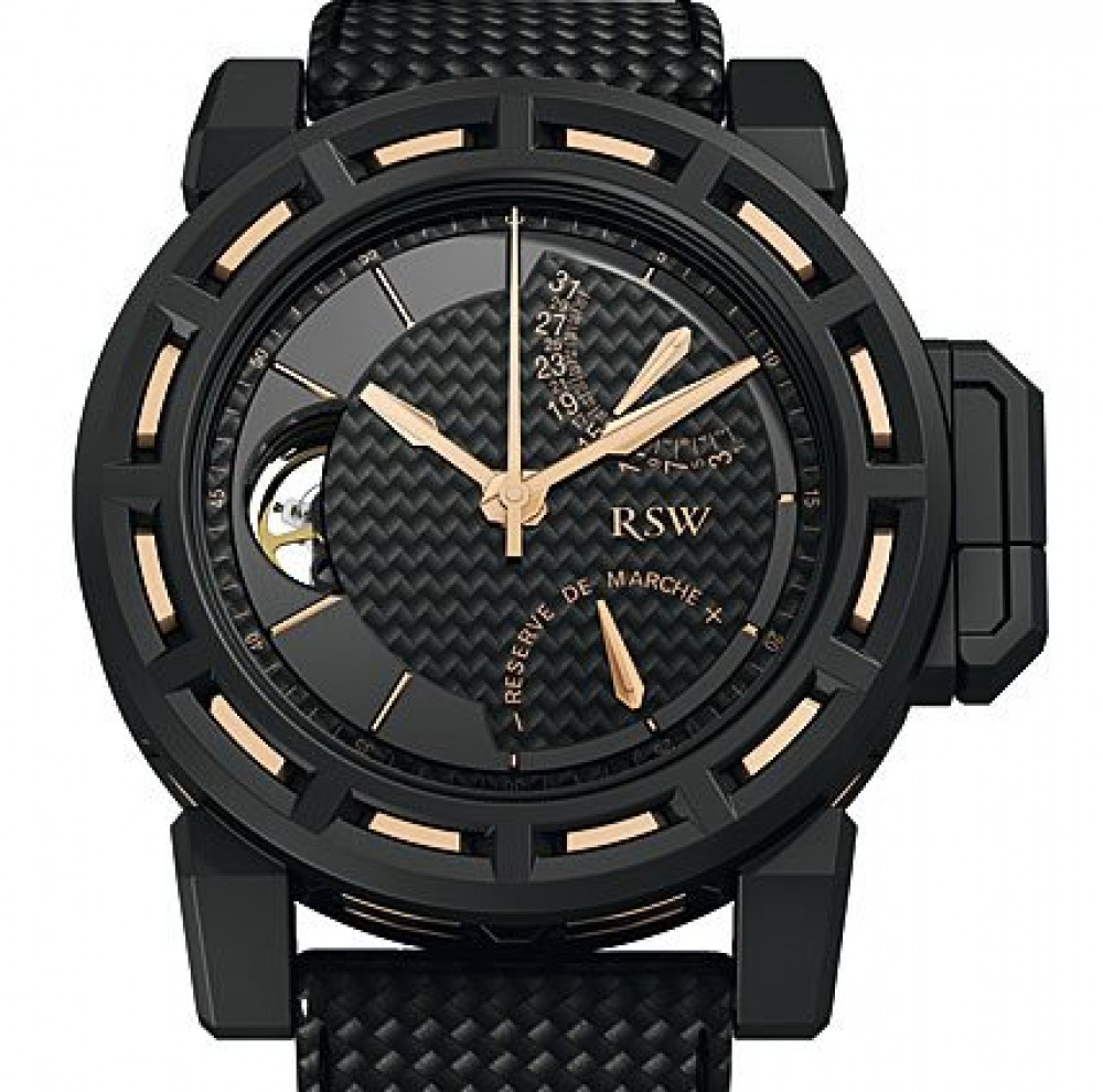 Zegarek firmy RSW - Rama Swiss Watch, model High King - Gangreserve