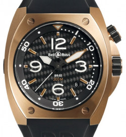 Zegarek firmy Bell & Ross, model BR 02 - 92 Pink Gold
