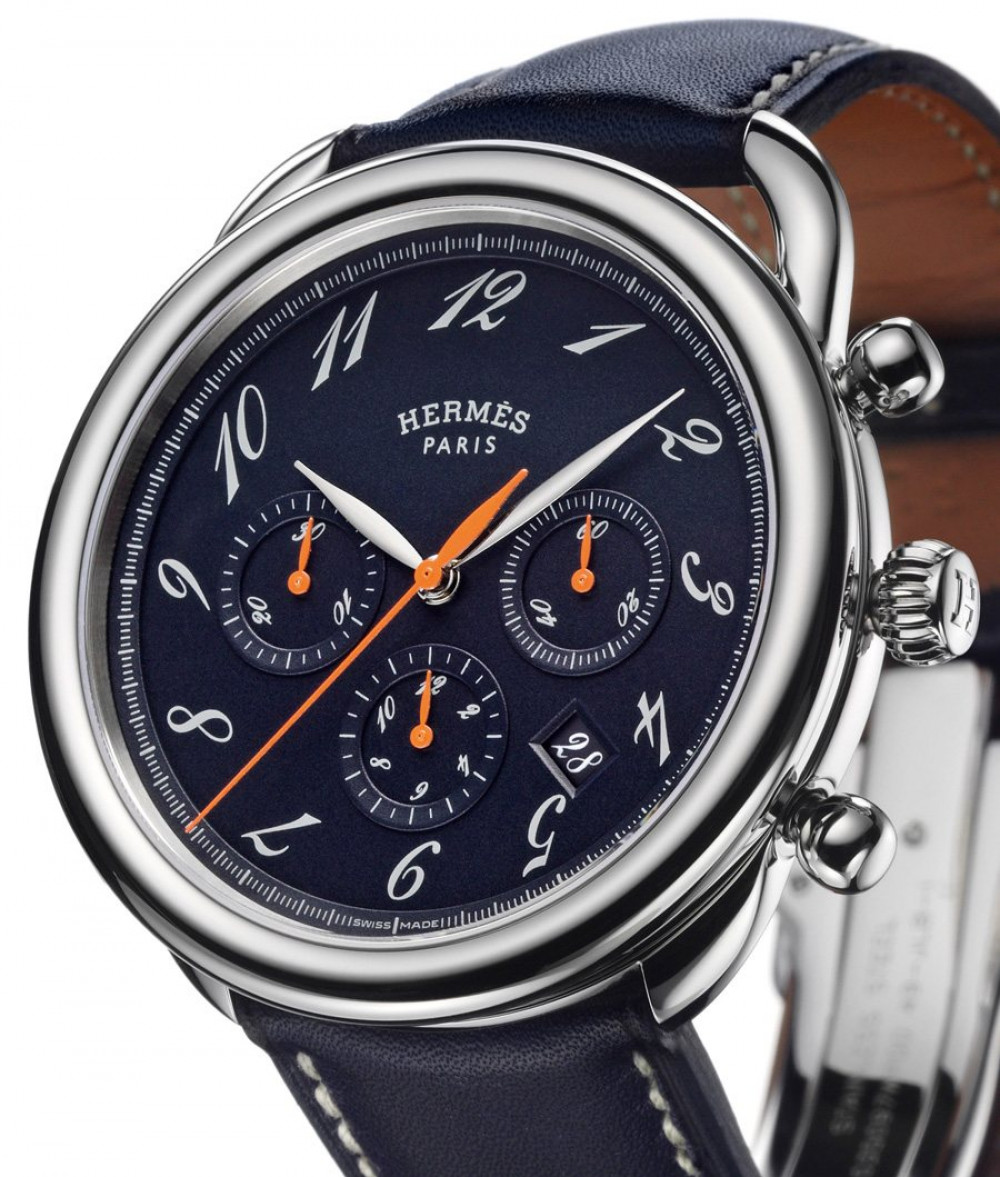 Zegarek firmy Hermès, model Arceau Chrono Colors