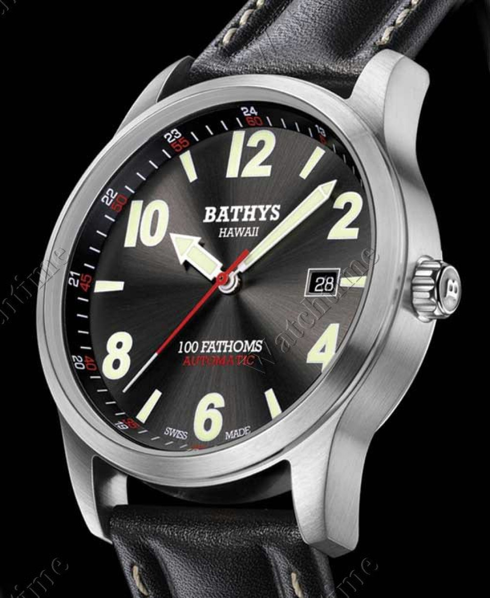 Zegarek firmy Bathys Hawaii, model 100 Fathoms Automatic