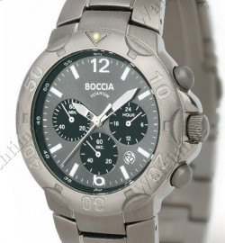 Zegarek firmy boccia, model Titanium Herren Chronograph