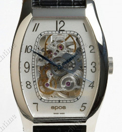 Zegarek firmy Epos, model Classic Tonneau Skeleton