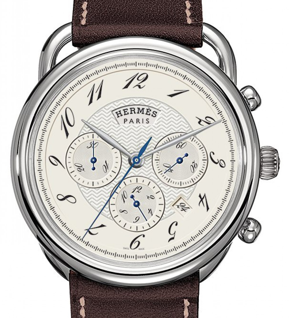 Zegarek firmy Hermès, model Arceau Chrono Classic