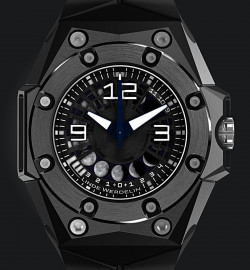 Zegarek firmy Linde Werdelin, model Oktopus II Moon Black