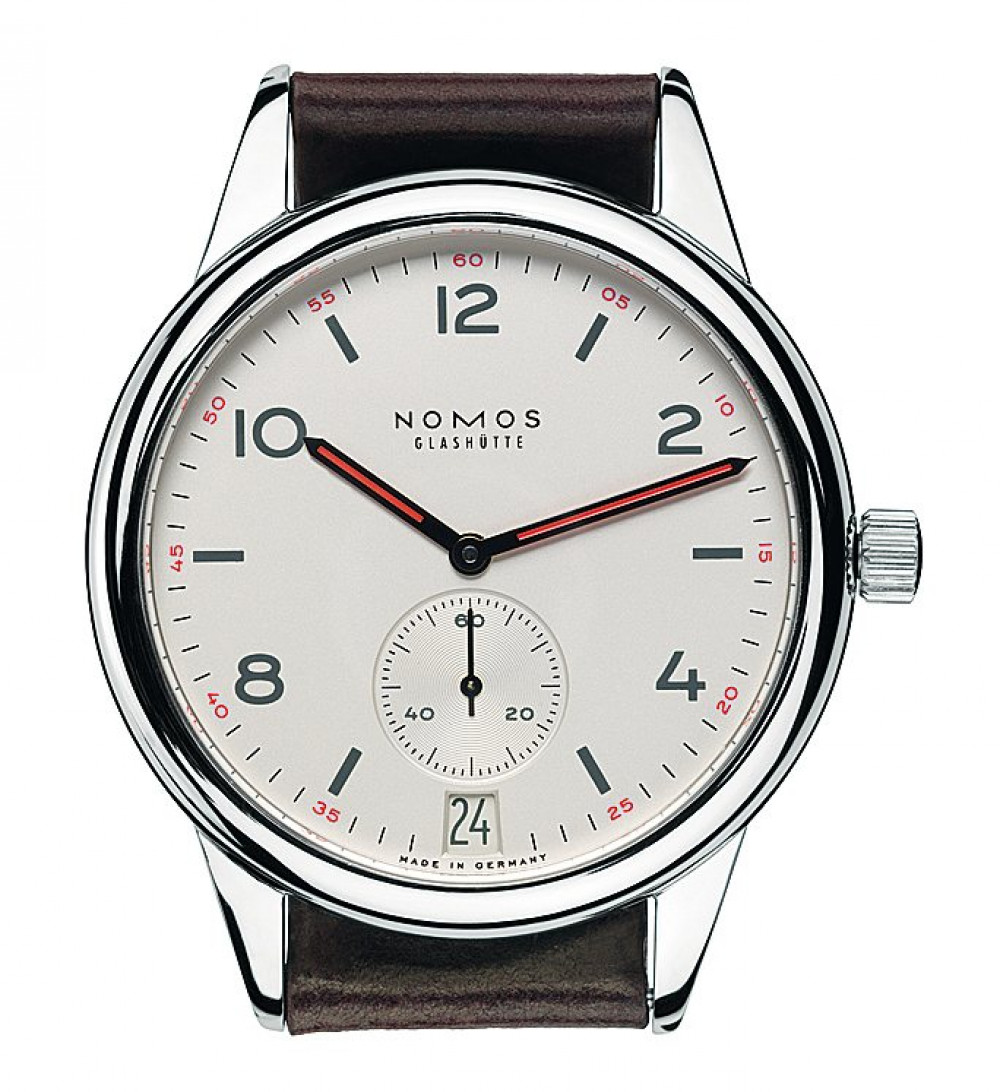 Zegarek firmy Nomos Glashütte, model Club Automat Datum