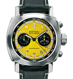 Zegarek firmy Ferrari - Engineered by Officine Panerai, model Granturismo Chronograph Yellow Dial