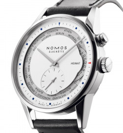 Zegarek firmy Nomos Glashütte, model Zürich Weltzeit