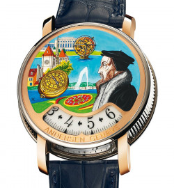 Zegarek firmy Andersen Geneve, model Montre à Tact Jean Calvin 1509-2009
