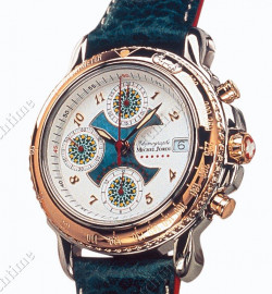 Zegarek firmy Michel Jordi, model Ethno Chronograph limitierte Edition