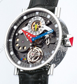 Zegarek firmy Alain Silberstein, model Tourbillon Black