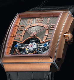 Zegarek firmy Ateliers deMonaco, model Carré d'or - Rosegold