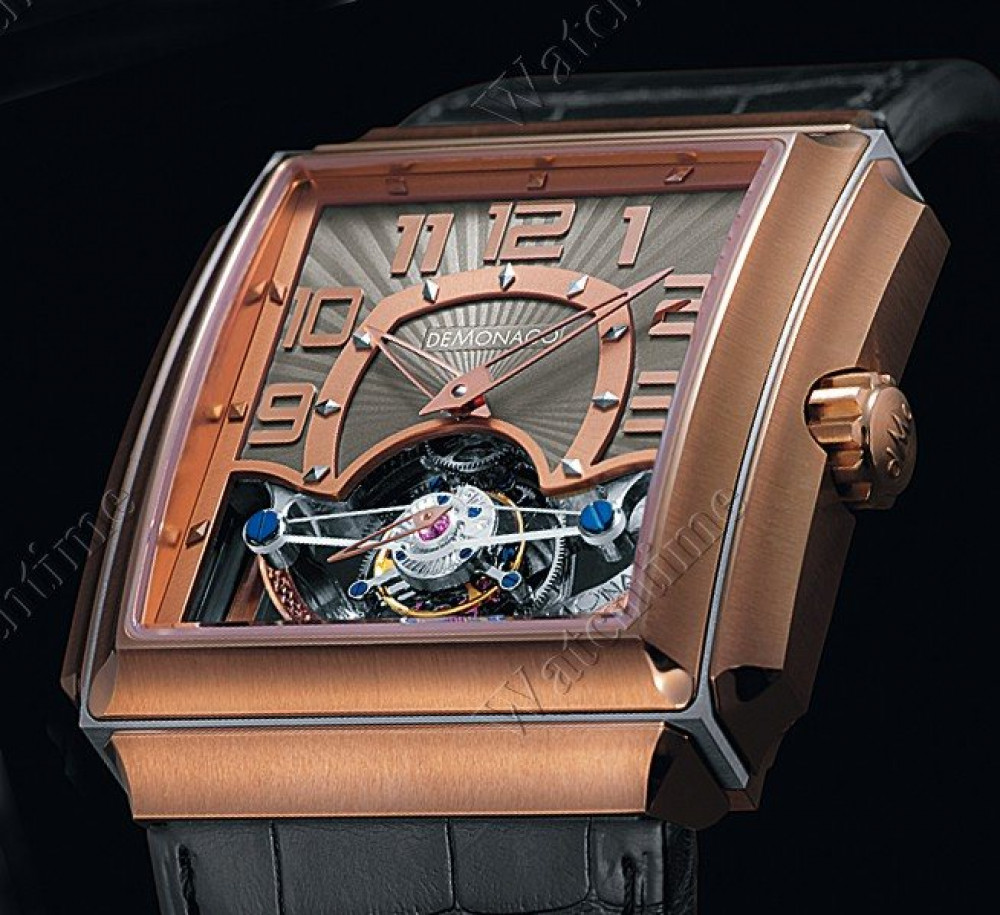 Zegarek firmy Ateliers deMonaco, model Carré d'or - Rosegold